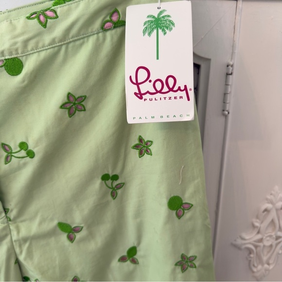 Rare Lily Pulitzer Pistachio 
Green Paris Sorbet Pants - Picture 3 of 10